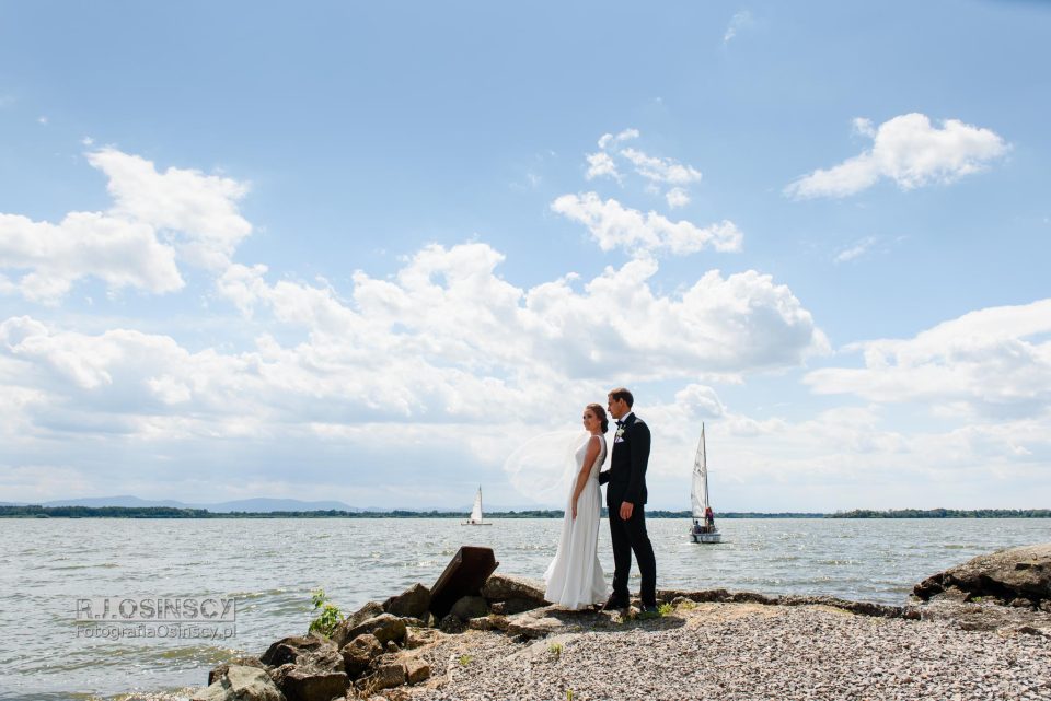 zdjęcia ślubna nad jeziorem goczałkowickim